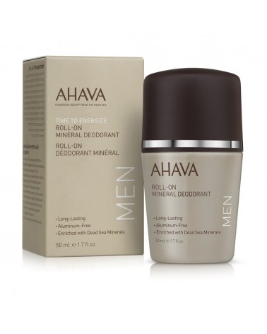 Ahava TIME TO ENERGIZE Mineral Deodorant Men Roll On 50ml