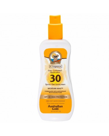 Australian Gold CLEAR Spray Gel Sunscreen SPF30 237ml